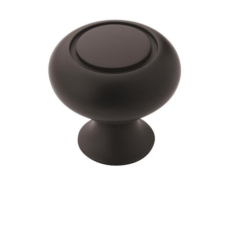 Amerock Amerock Everyday Heritage Round Cabinet Knob 1-1/4 in. D 1-3/16 in. Matte 10 pk TEN53011FB